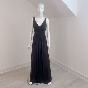 Sample NWT Dessy 2913 size 12 Graphite (Dark Brown) Matte Jersey Pristine